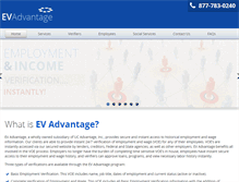 Tablet Screenshot of evadvantage.com